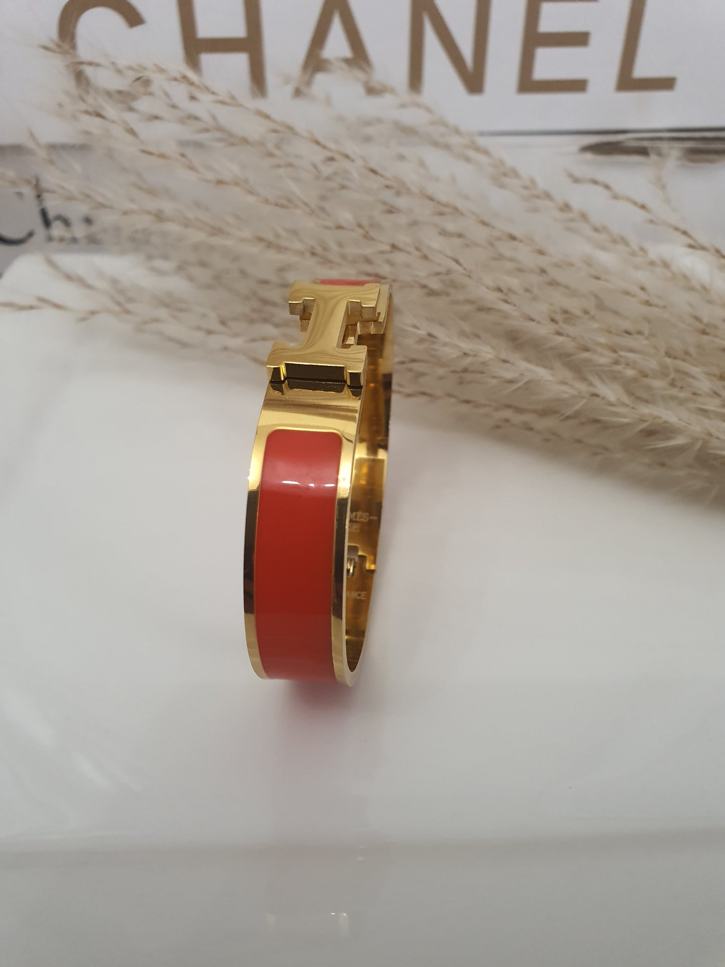 Bracelet hermes clique H orange