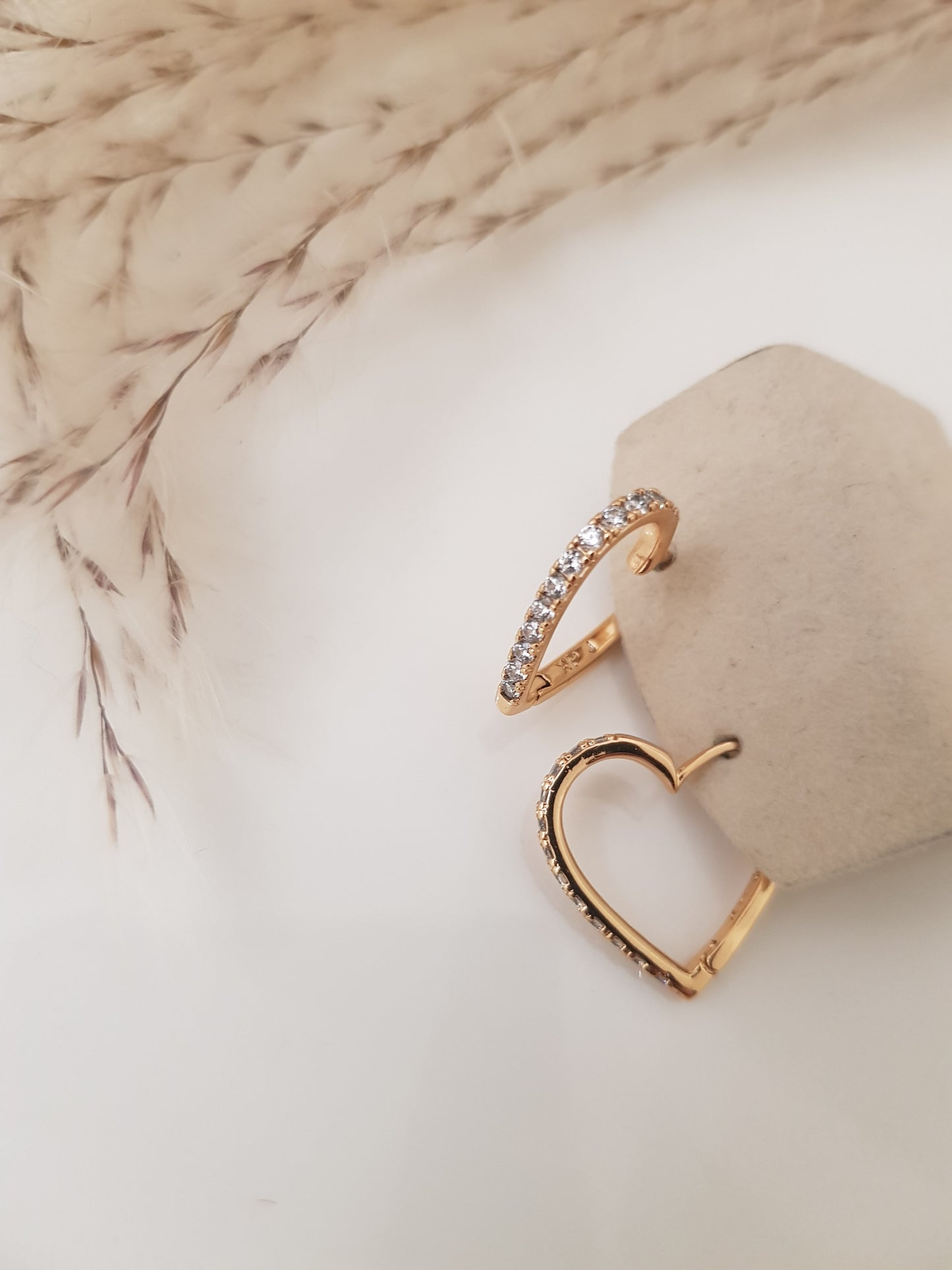 Boucles d'oreilles coeur