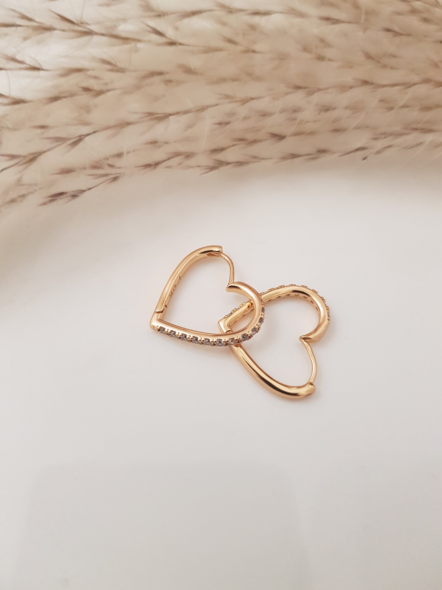 Boucles d'oreilles coeur