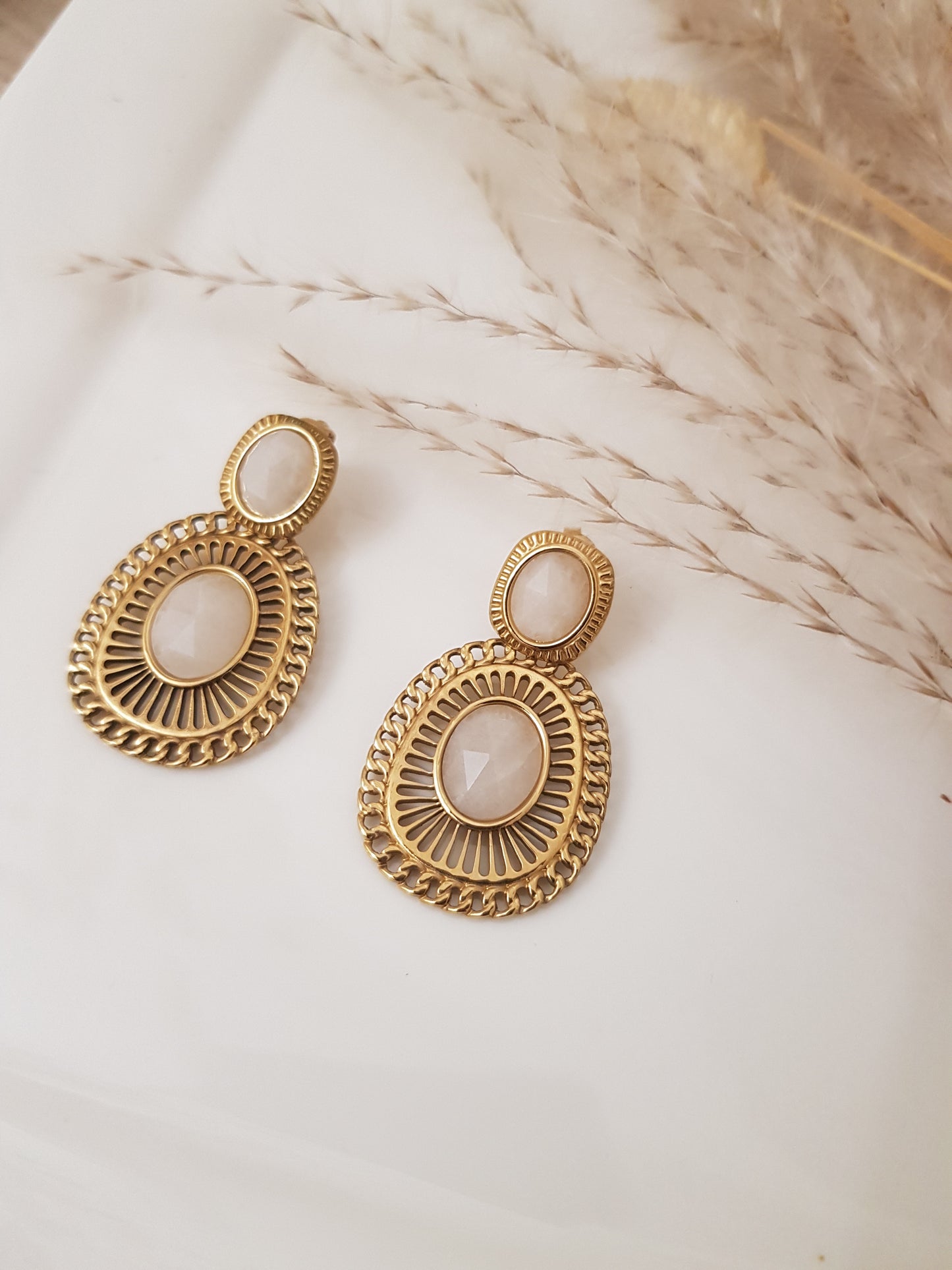 Boucles d'oreilles rosa