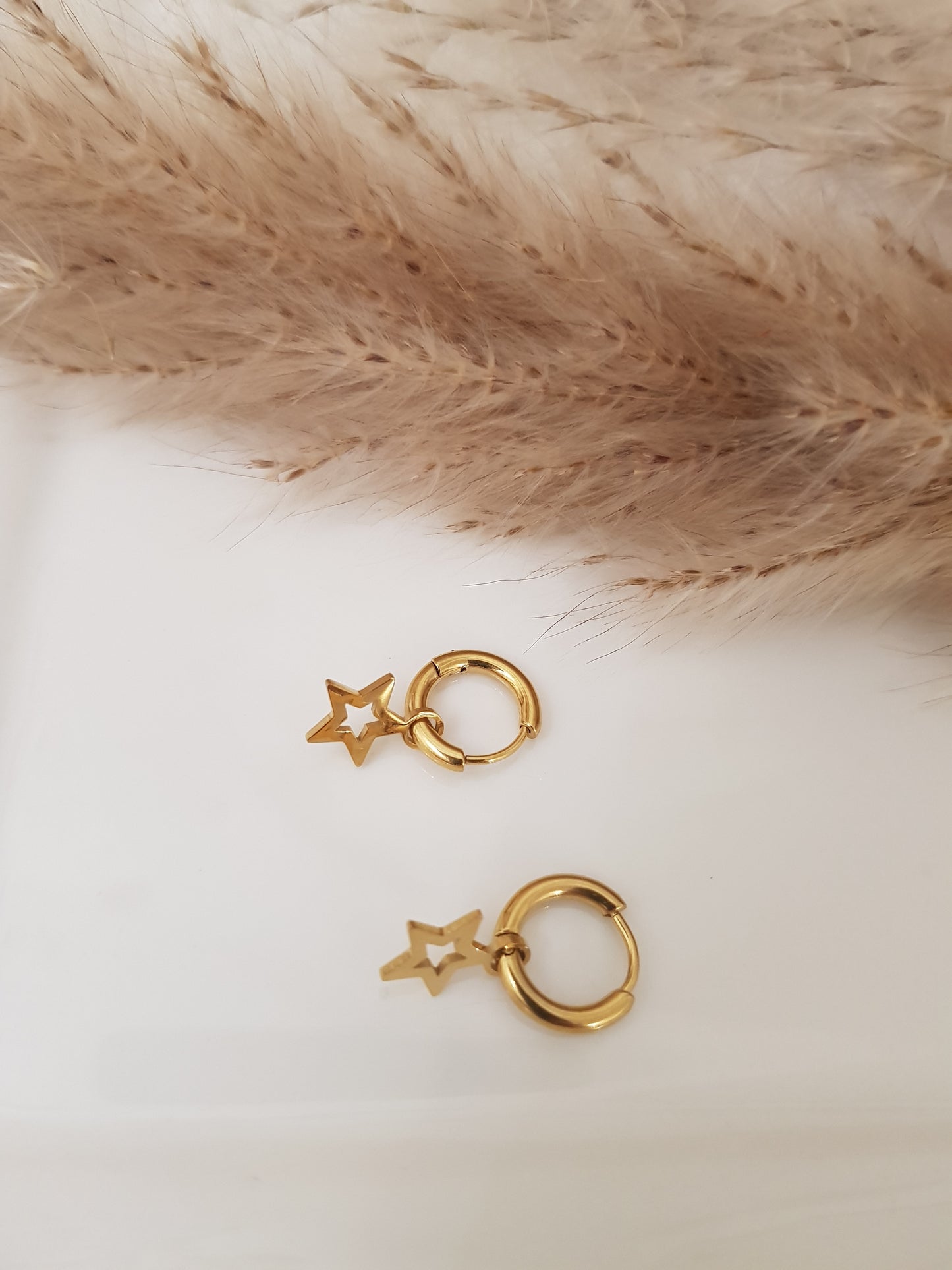 Boucles d'oreilles étoile