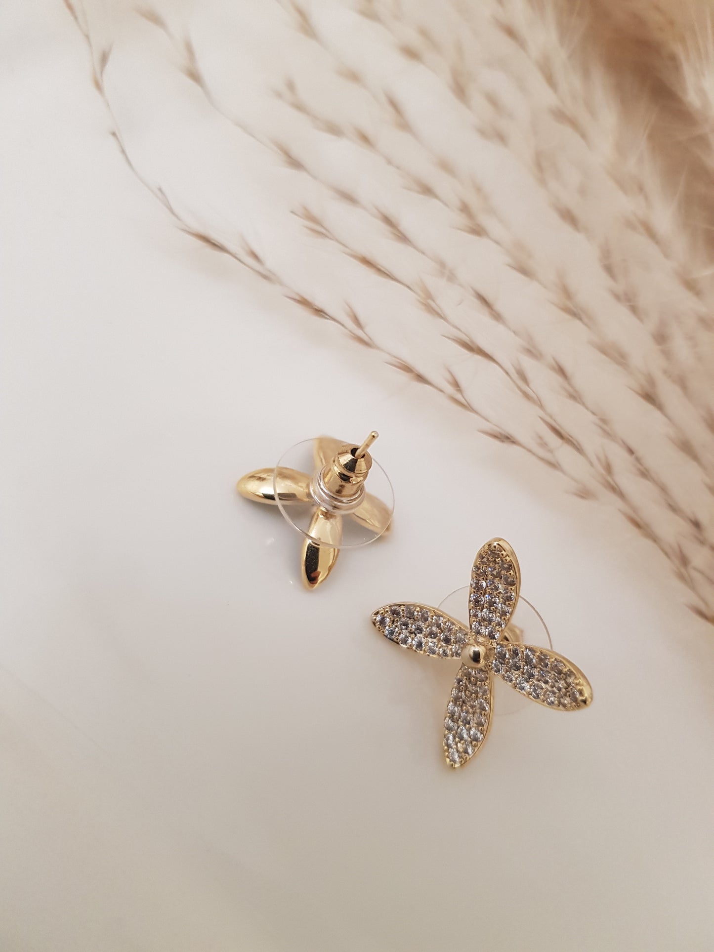 Boucles d'oreilles fleurise