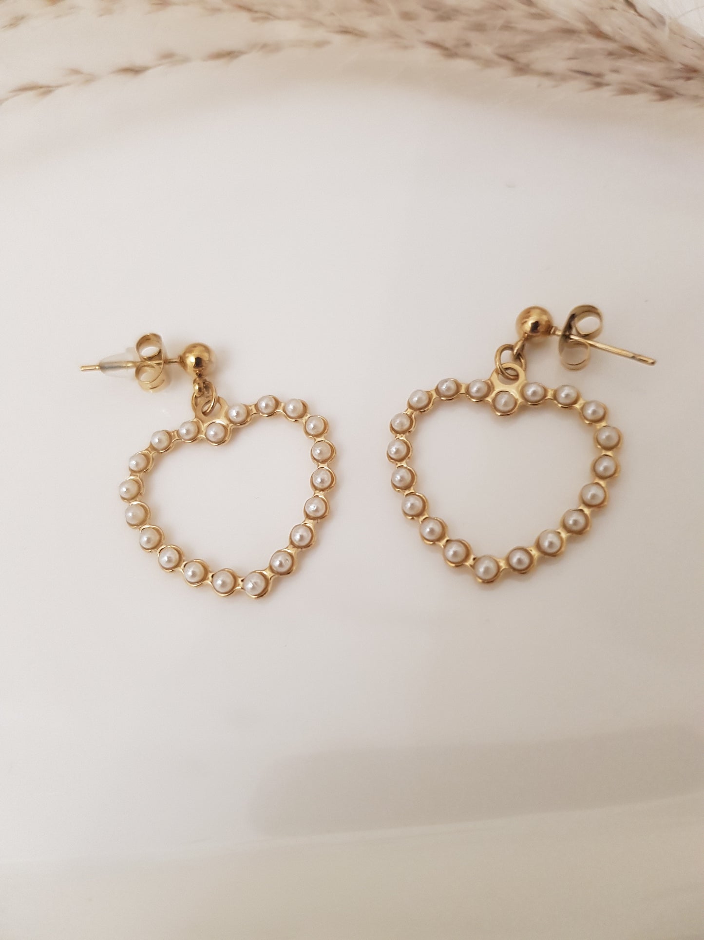 Boucles d'oreilles coeur