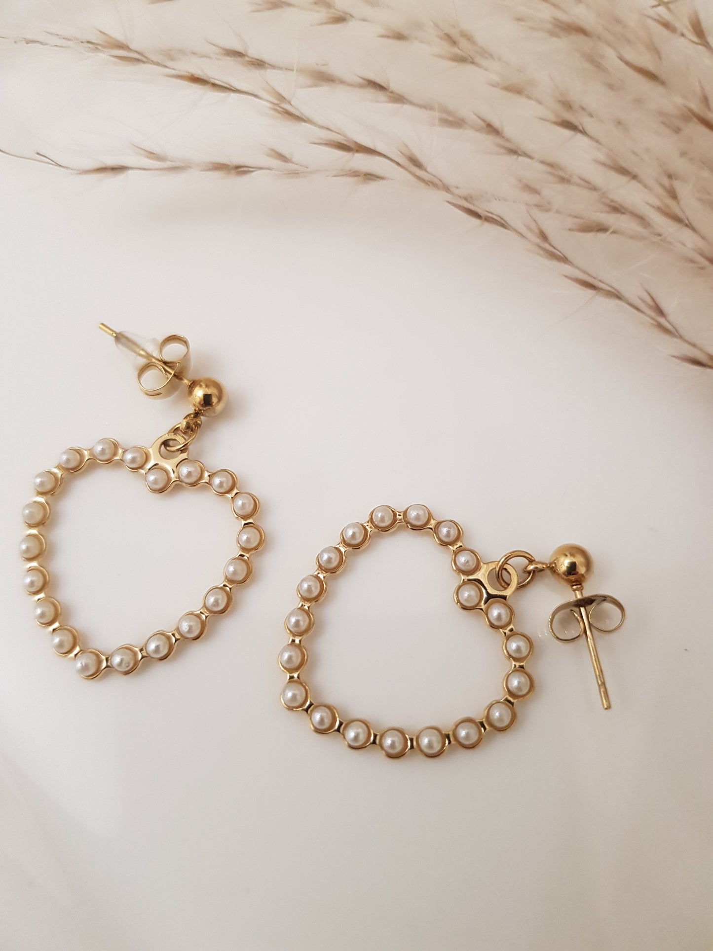 Boucles d'oreilles coeur