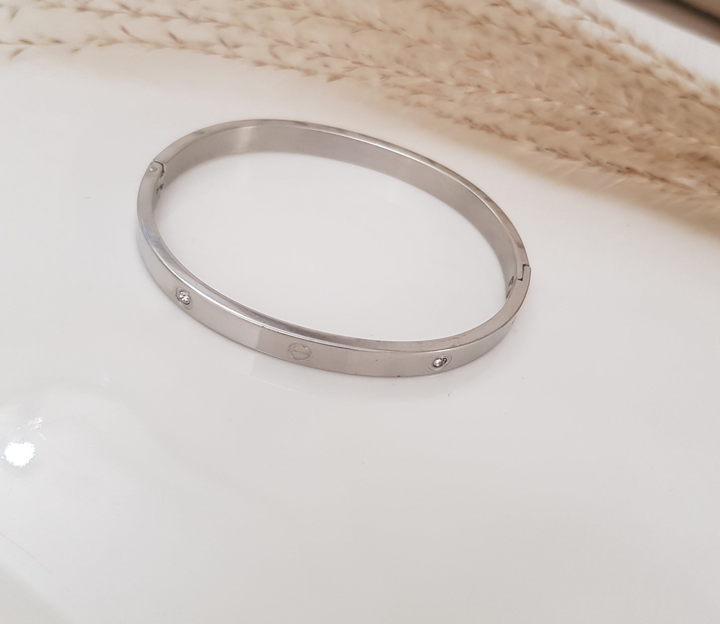 Bracelet love strass