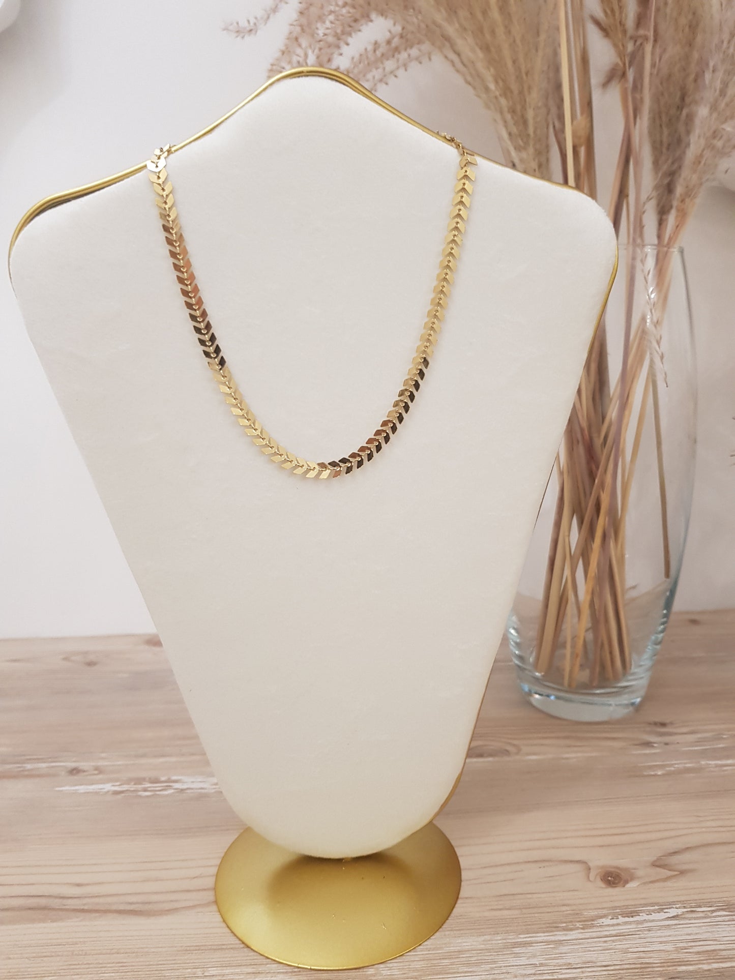 Collier double face