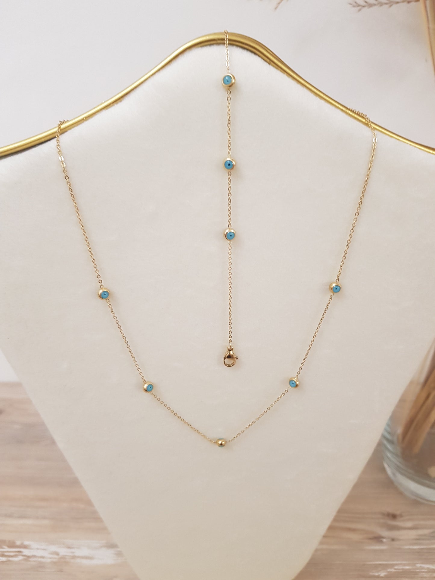 Ensemble de collier et gourmette Nazar